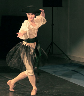 Karin Modigh, ledare för Stockholm Baroque Dancers.
