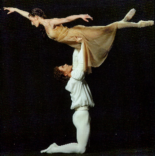 Jenny Nilson och Anders Nordström i Romeo och Julia. Foto Mats Bäcker