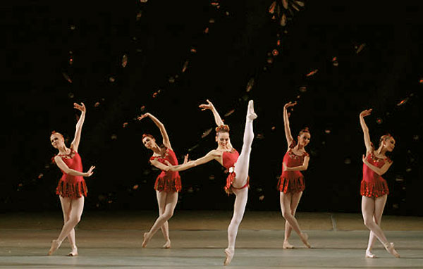 Rubies – in the center Diana Vishneva. Photo Mariinsky Ballet