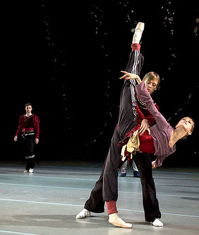 Jekaterina Kondaurova och Anton Pimonov. Fotograf Cristian Hillbom