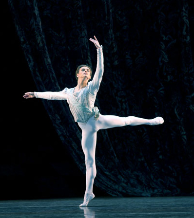 Sergey Polunin in Yjeme and Variations. Photographer Johan Persson