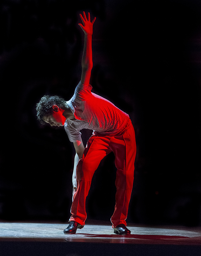 Elliott Hanna som Billy Elliot i London. Foto Adam Sorenson