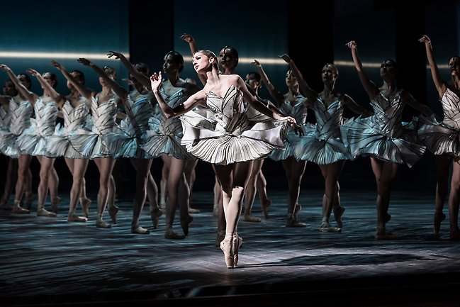 RSB. Luiza Lopes in The Dream of Swan Lake.. Photo Carl Thorborg